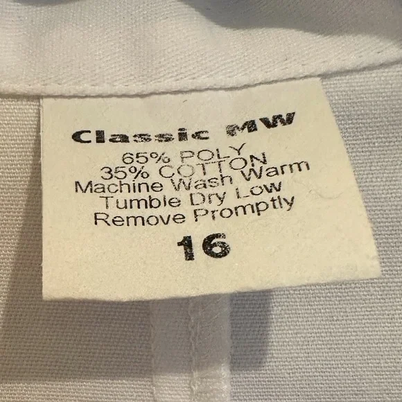 Women’s Classic Style Medical Coat, Size 16 - Picture 5 of 8